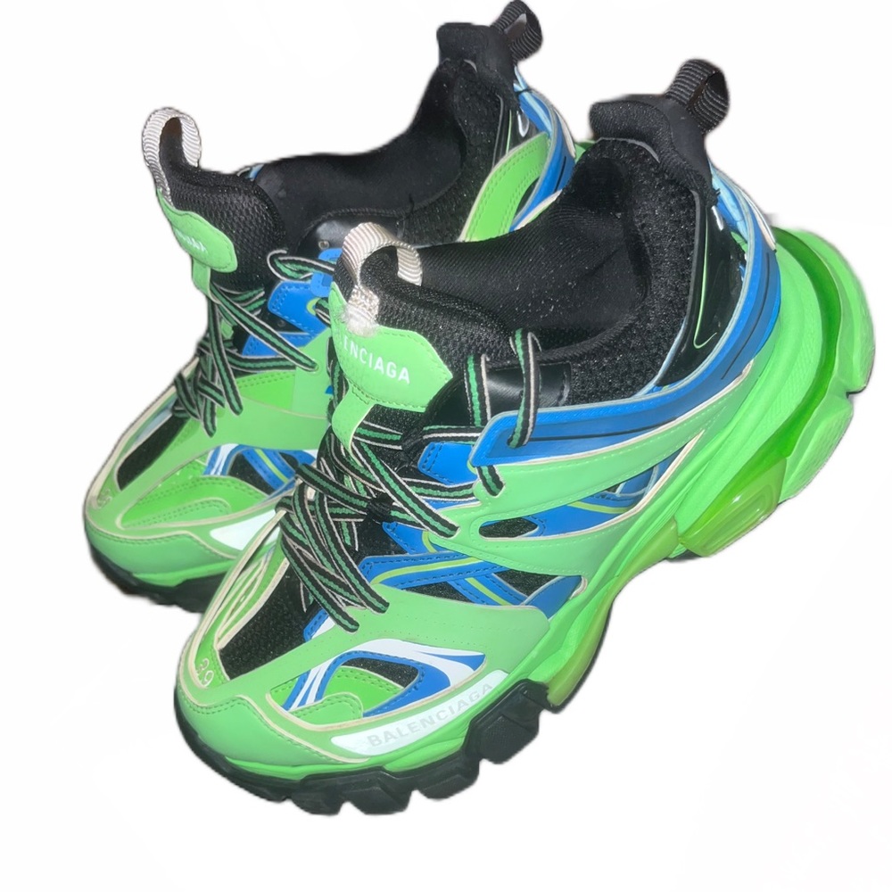 Balenciaga Track Sneaker 'Blue Green' *Used* - Picture 1 of 8